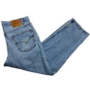 VINTAGE Levi's 550 Jeans Mens 42x30 Blue Loose Baggy Everyday Made in USA